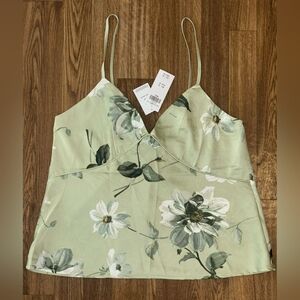 ABERCROMBIE & FITCH SEXY SATIN SEA FOAM GREEN PAJAMA SET NEW!